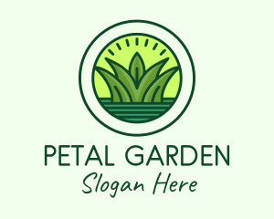 Natural Pond Grass logo design