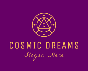 Spiritual Astrological Cosmic logo design