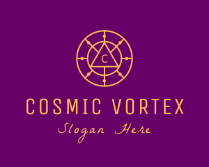 Spiritual Astrological Cosmic logo design