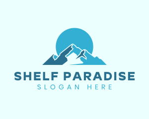 Snow Mountain Landform logo design