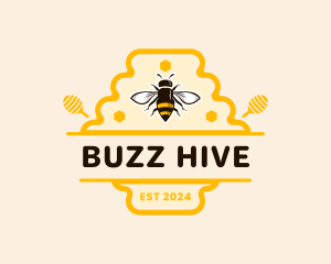 Bee Hive Honey logo design