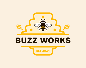 Bee Hive Honey logo design