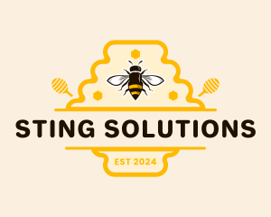 Bee Hive Honey logo design