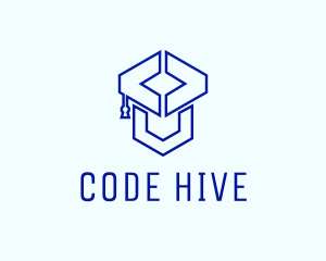 Code Graduation Cap logo