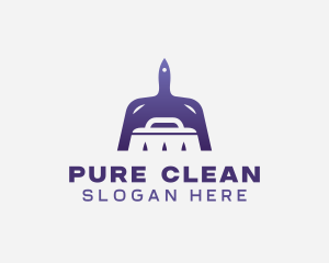 Janitorial Clean Housekeeping logo design