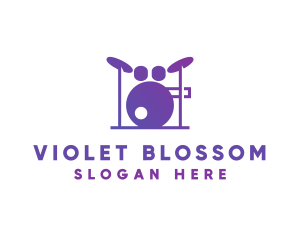 Music Band Drums logo design