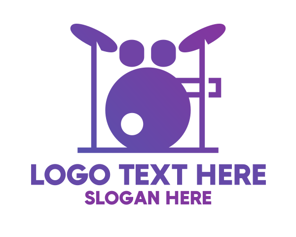 Drum Teacher logo example 2