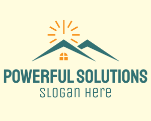 Power Button Realty logo design