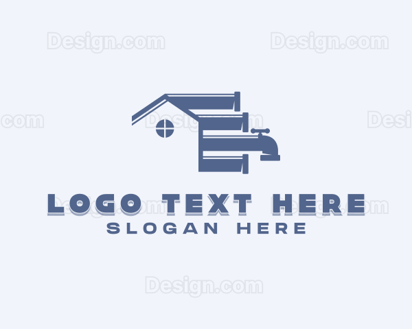 Faucet Plumbing Pipes Logo