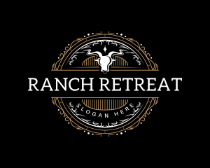 Bull Ranch Emblem logo design