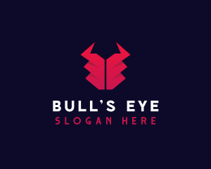 Devil Bull Horn logo design