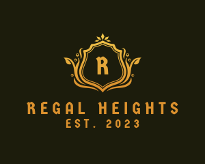 Luxury Shield Regal Ornate logo design