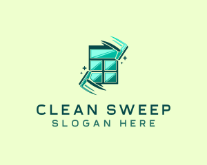 Wiper Cleaning Window logo design