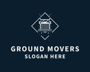 Truck Mover Delivery logo design