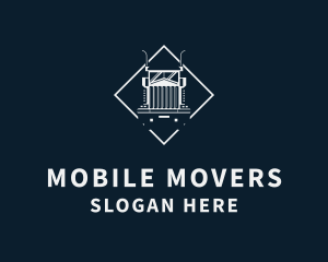 Truck Mover Delivery logo design