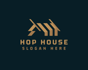 Housing Roof Construction logo design