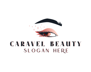 Sparkling Beauty Eyelashes logo design