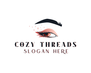 Sparkling Beauty Eyelashes logo design