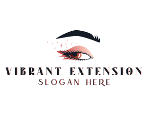 Sparkling Beauty Eyelashes logo design