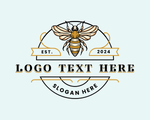 Bee Farm Insect logo