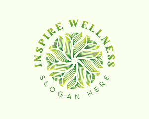 Herbal Wellness Leaves logo design