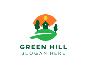 Sunset Hill Farm  logo design