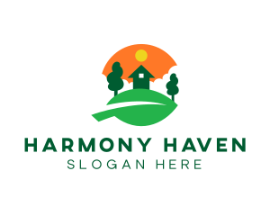 Sunset Hill Farm  logo design