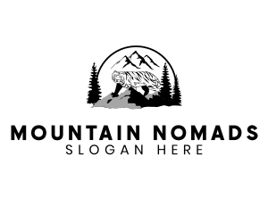 Mountain Peak Tiger logo design