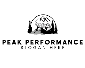 Mountain Peak Tiger logo design