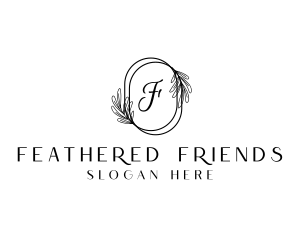 Peacock Feather Beauty logo design