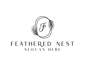 Peacock Feather Beauty logo design