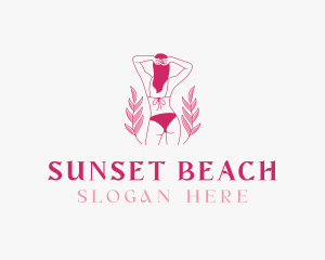 Bikini Fashion Swimwear logo design