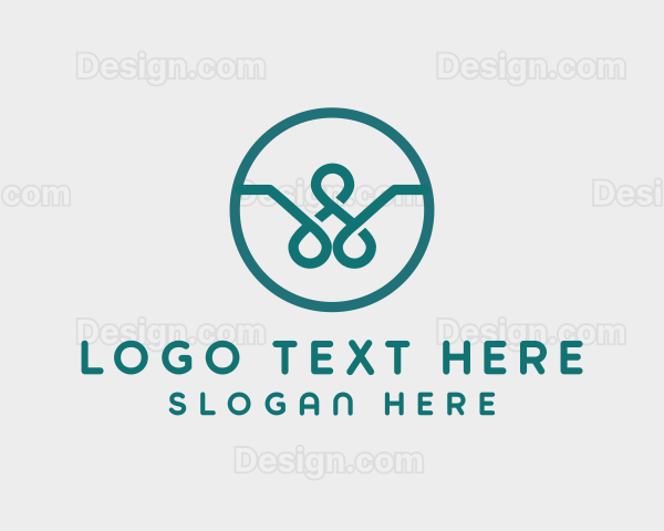 Modern Fashion Knot Logo