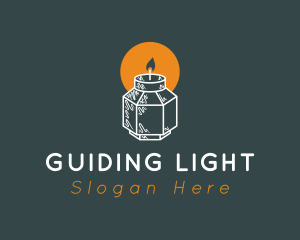 Candle Jar Decoration logo design