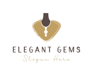 Luxe Necklace Jeweler logo design