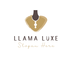 Luxe Necklace Jeweler logo design