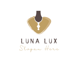 Luxe Necklace Jeweler logo design