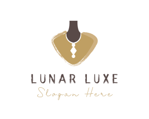 Luxe Necklace Jeweler logo design