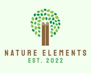 Nature Hand Foundation logo design