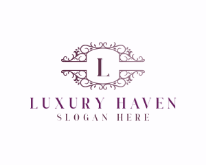 Luxurious Ornament Vines logo design