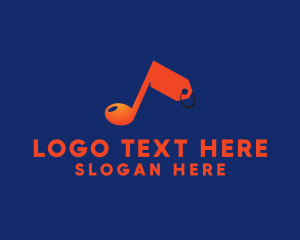 Retail - Music Price Tag logo design