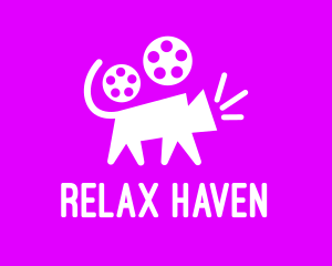 Cat Film Reel Logo