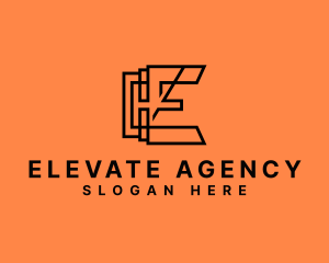 Geometric Company Firm Letter E logo