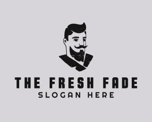 Retro Male Gentleman logo design