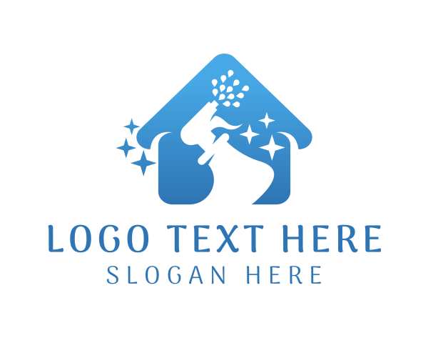 Spray Bottle logo example 2