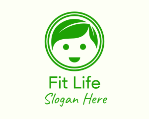 Healthy Boy Leaf Logo