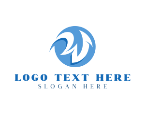 Professional Gamer Letter W logo