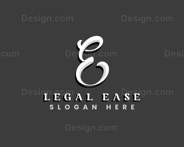 Elegant Cursive Typography Logo