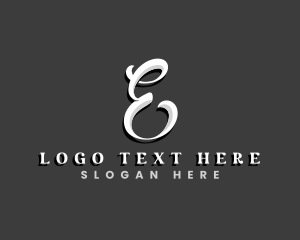 Elegant Cursive Typography logo