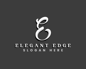 Elegant Cursive Typography logo design